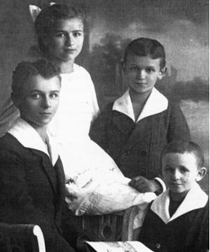 Die 4 Kinder von Adolf und Babette Freimark